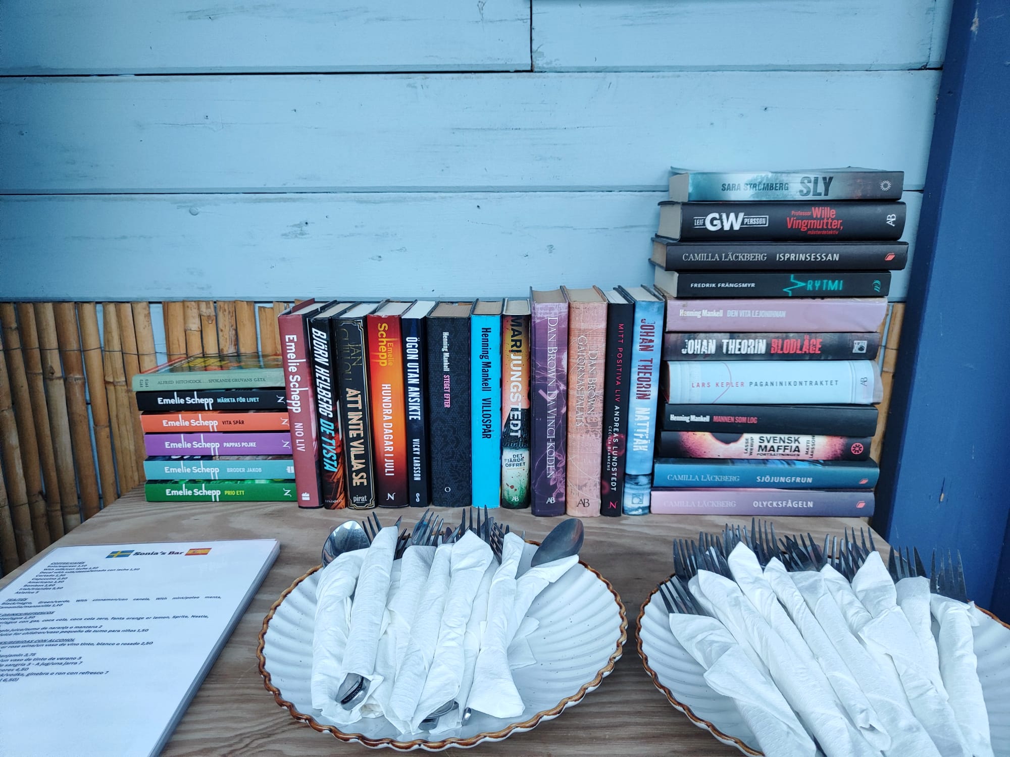 Our cosy corner — books & good vibes