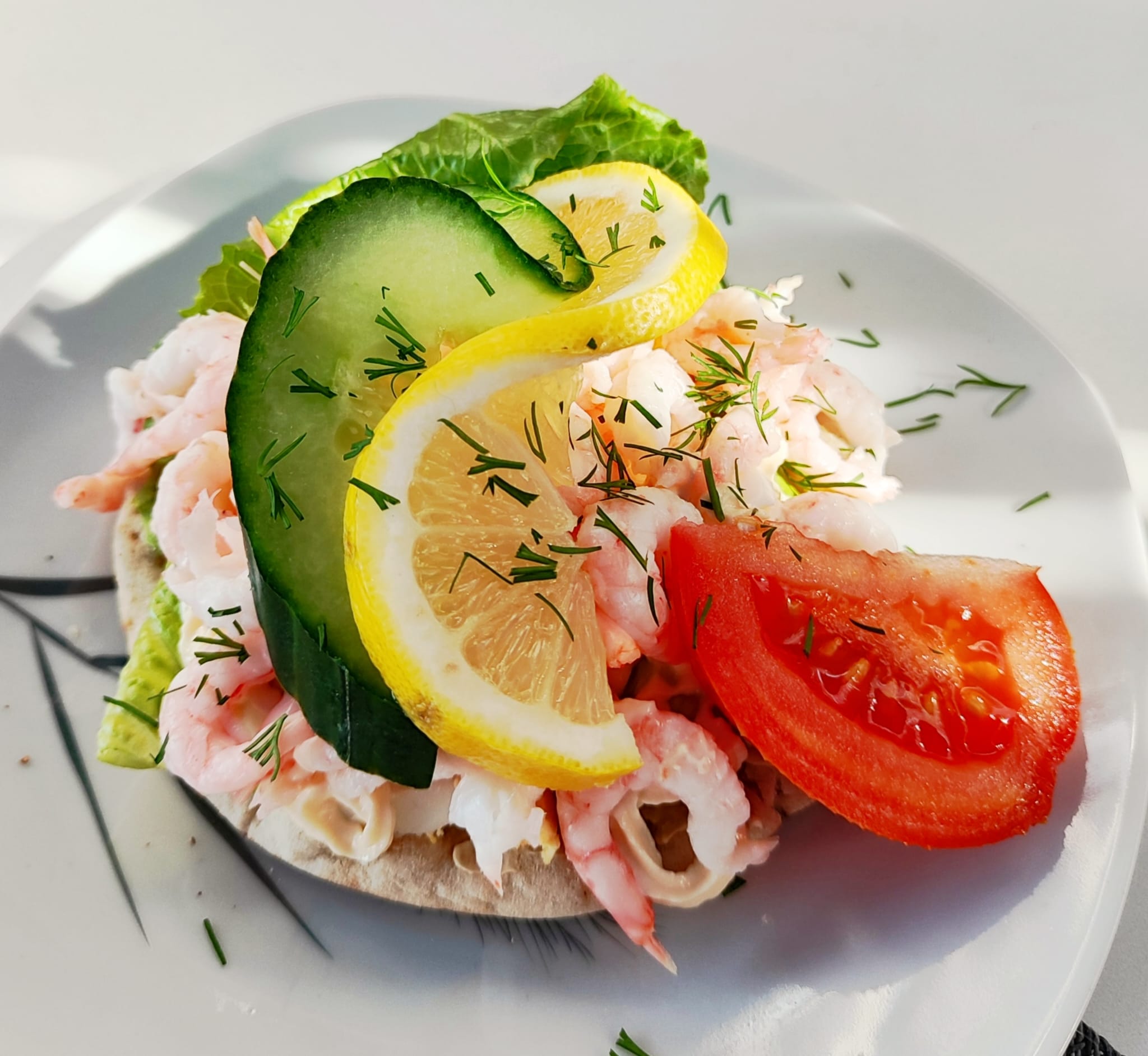 Räksmörgås — classic shrimp sandwich
